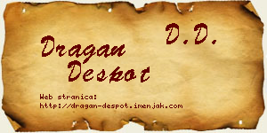 Dragan Despot vizit kartica